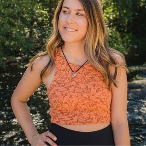 REI Co-op Activewear Crop/Sports Bra |  Botanical Print | Size: Medium